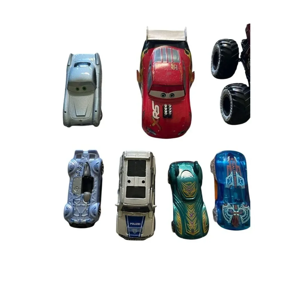 Disney Pixar Cars Lightning McQueen & Assorted Diecast Toy Car Lot